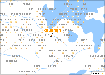 map of Kawango