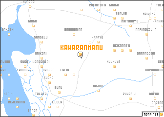 map of Kawaran Manu