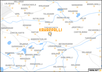 map of Kawārpalli