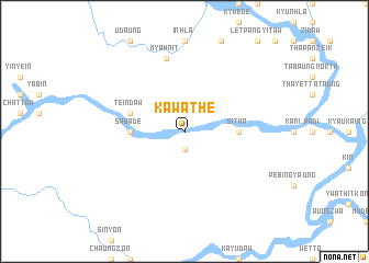 map of Kawa-the