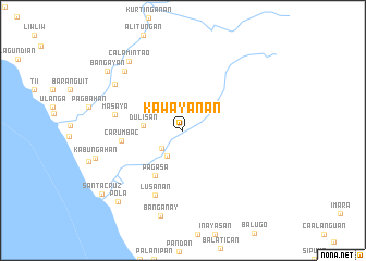 map of Kawayanan