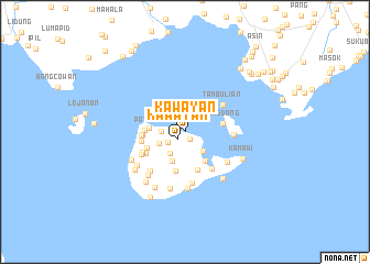 map of Kawayan
