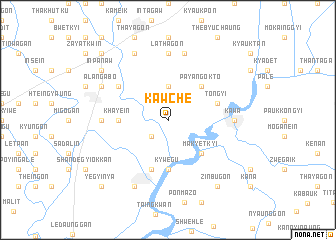 map of Kawchē