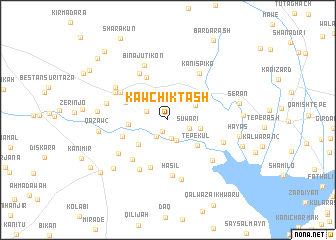 map of Kawchiktash