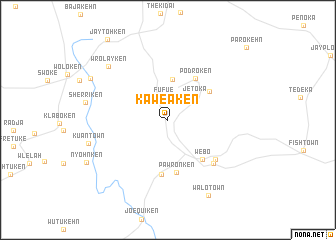 map of Kaweaken