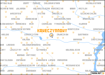 map of Kawęczyn Nowy