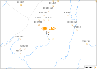 map of Kawiliza