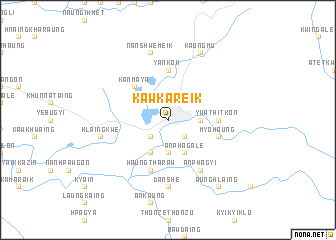 map of Kawkareik