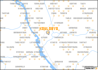 map of Kawlabya