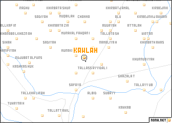 map of Kawlah