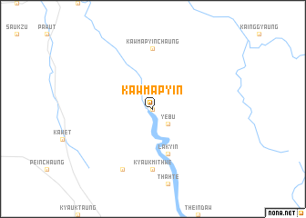 map of Kawmapyin