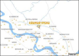 map of Kawm Dayr Shū