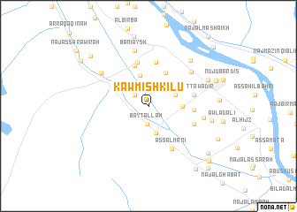 map of Kawm Ishkīlū