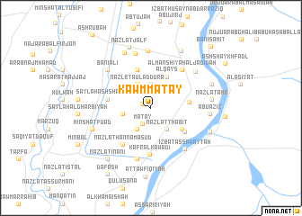 map of Kawm Maţāy