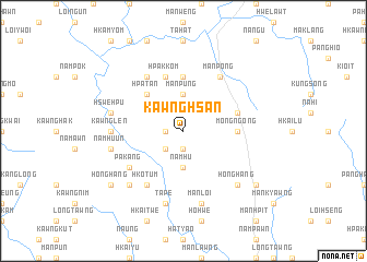 map of Kawnghsan