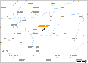 map of Kawngkye