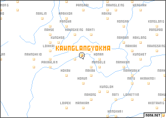 map of Kawnglangyokma
