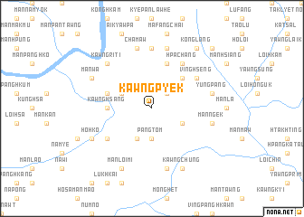 map of Kawngpyek