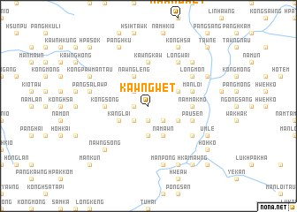 map of Kawngwet