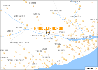 map of Kawŏlliha-ch\