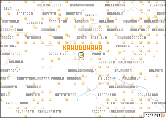 map of Kawuduwawa