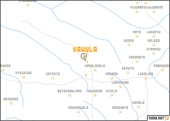 map of Kawula