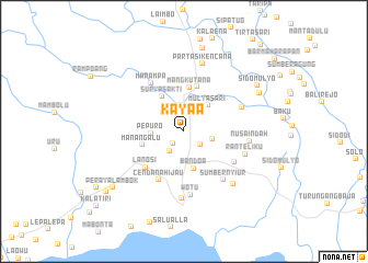 map of Kayaa