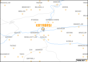 map of Kayabaşı