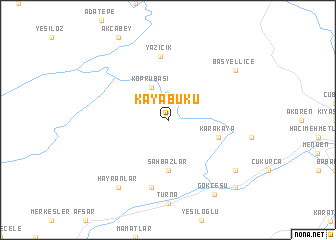 map of Kayabükü
