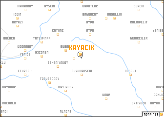 map of Kayacık