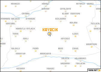 map of Kayacık