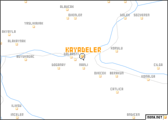 map of Kayadeler