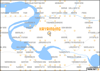 map of Kayainding