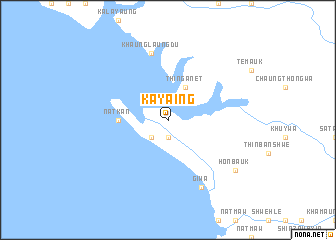 map of Kayaing