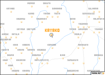 map of Kayako