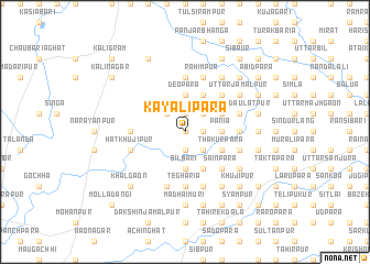 map of Kayālipāra