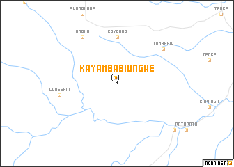 map of Kayamba Biungwe