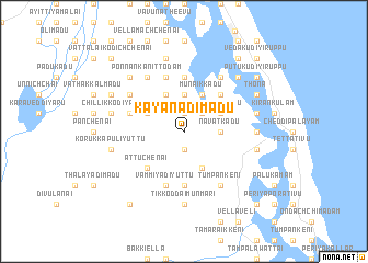 map of Kayanadimadu