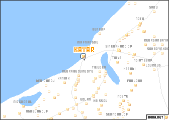 map of Kayar