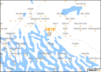 map of Kaya