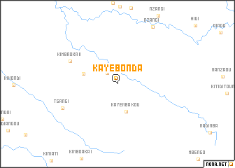 map of Kaye-Bonda