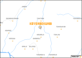 map of Kayembe-Kumbi