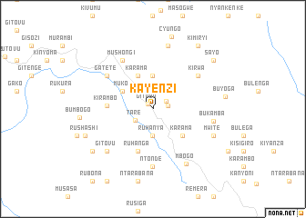 map of Kayenzi