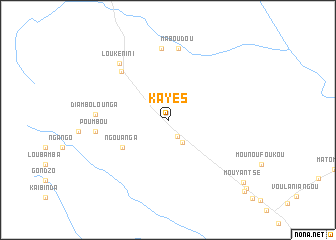 map of Kayes