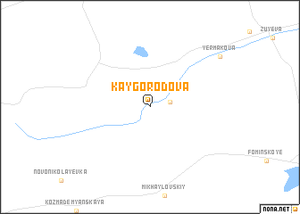 map of Kaygorodova