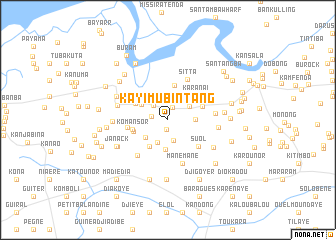 map of Kayimu Bintang