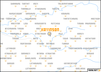 map of Kayinsan