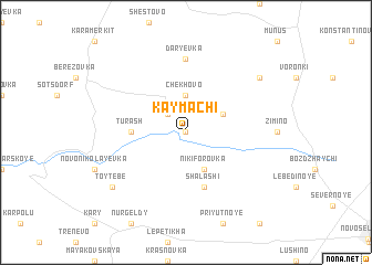 map of Kaymachi