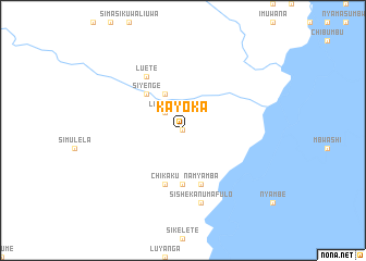 map of Kayoka