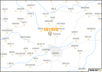 map of Kayoro